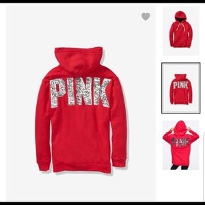 Victoria’s Secret PINK Bling Sherpa Hoodie